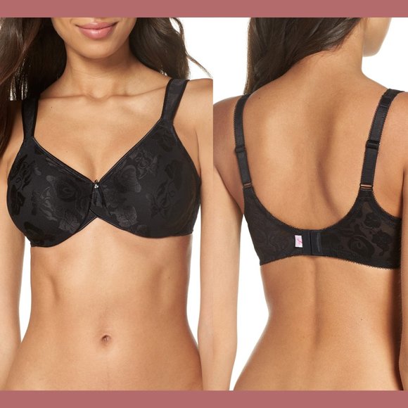NWT Wacaol [ 42C US ] Awareness Underwire Bra in‎ Black #5700 - Picture 1 of 12